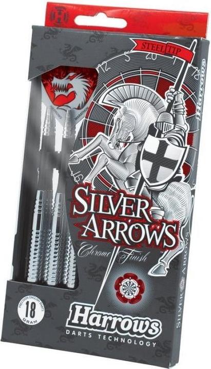 Image du produit Harrows Fléchettes Steeltip Sidabrinis ARROWS 3x18gR (18 g)