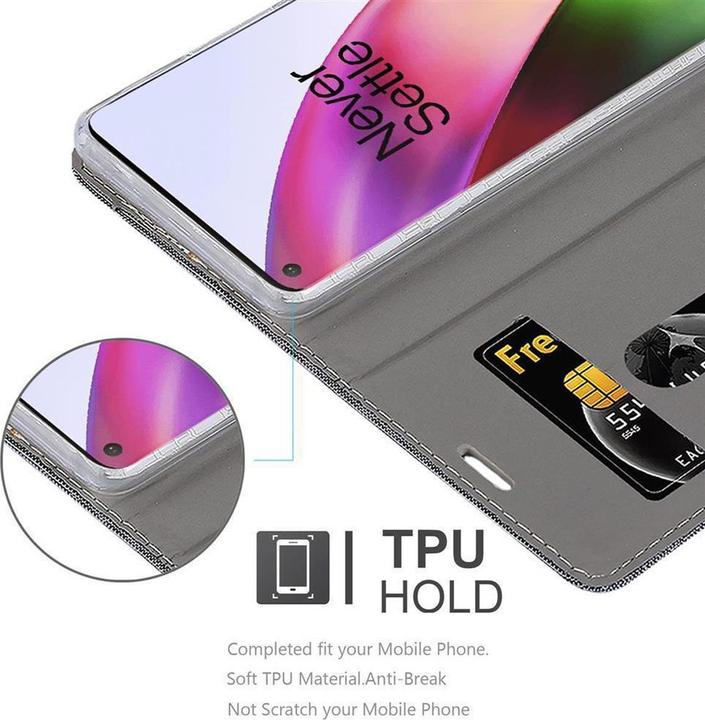 Produktbild Cadorabo Book Jeans Optik Cover (Oneplus 8)