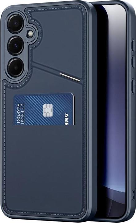 Productafbeelding Dux Ducis Samsung Galaxy S25 Magnetisch Portemonnee Hoesje met Standaard - Blauw (Samsung Galaxy S25)