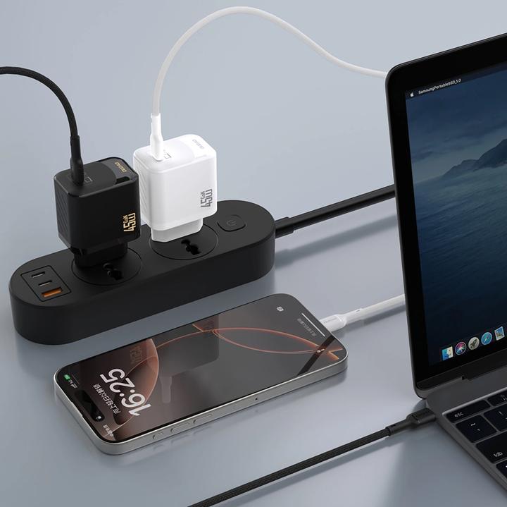 Image du produit Dudao A28EU 45W GaN Charger White (45 W)