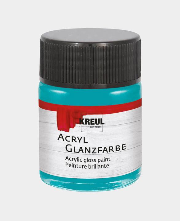 Immagine prodotto Kreul Vernice acrilica lucida, 50 ml (Turchese, 50 ml)