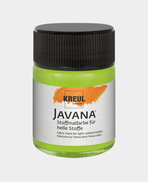 Immagine prodotto Kreul Vernice per tessuti Javana per tessuti leggeri, 50 ml (Può verde, 50 ml)