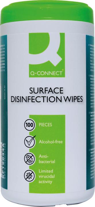 Image du produit Q-Connect Chiffon de nett.antibactérien (100 x)