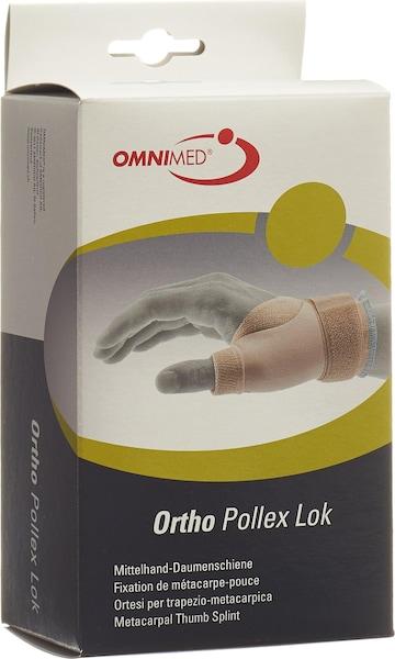 Produktbild Omnimed Ortho Pollex Lok Mittelhand-Daumenschiene rechts hautfarbig (S)