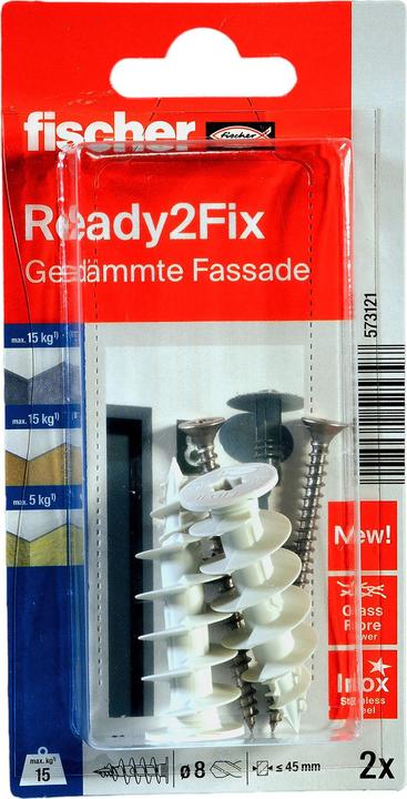 Produktbild Fischer Ready2Fix Gedämmte Fassade K (2 Stk.)