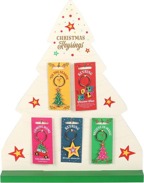 Something Different Nostalgic Schlüsselanhänger 25erPack weihnachtliches Design