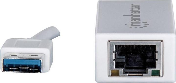 Actual product image Manhattan USB to Ethernet Adapter (USB, RJ45 (1x))