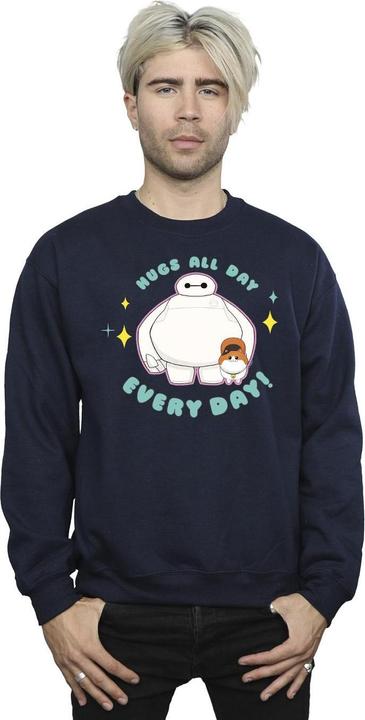 Actual product image Disney Mens Big Hero 6 Baymax Hugs Everyday Sweatshirt (XL)