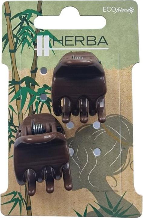 Produktbild Herba Ecofriendly Klammer, braun, 2.2 cm, 2 Stk (2 Stk.)