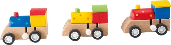 Actual product image small foot Wooden train to wind up