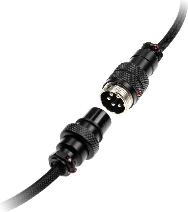 Actual product image Ducky Coiled Cable - Black Edition