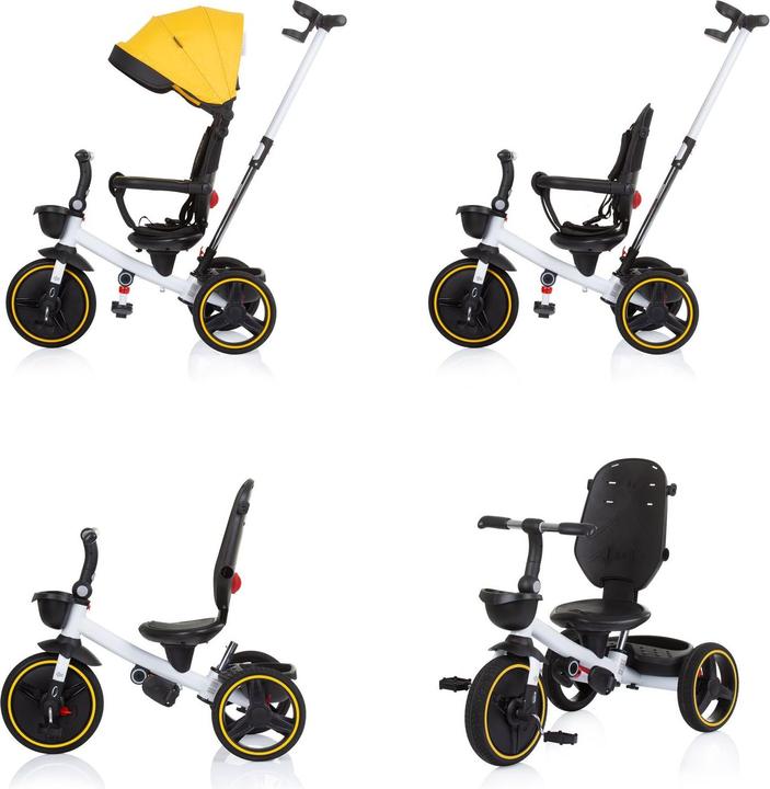 Produktbild Chipolino Dreirad Alpha 3in1 Schiebegriff