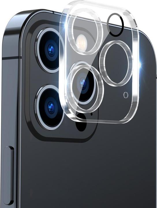 Actual product image Enkay Camera protection glass cover 9H 15 15 (1 Piece, Apple iPhone 15 Pro, Apple iPhone 15 Pro Max)