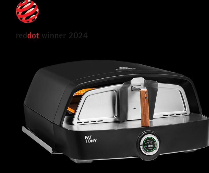 Produktbild Burnhard Outdoor Gas-Pizzaofen FAT TONY, 450 °C – 650 °C, 8 kW (62,5x57,5x28,5cm) inkl. Pizzastein (Pizzaofen Gas)