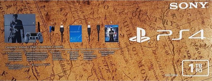 Actual product image Sony Playstation 4 Uncharted 4 Limited Edition, 1TB
