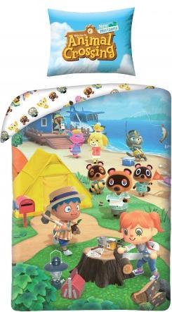 Tinisu Animal Crossing BettwÃ¤sche 140 x 200 cm - weiche Baumwolle - Kissen und Decke