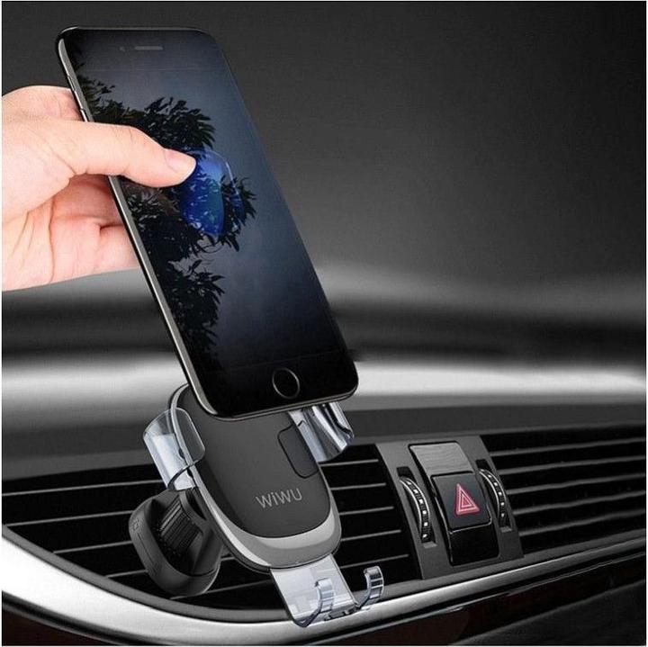 Actual product image Wiwu car mount CH010 black for air vent