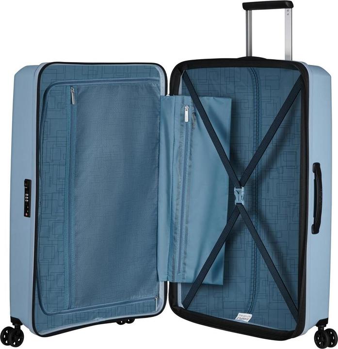 Immagine prodotto American Tourister Valigia da viaggio Aerostep 101.5 L, Grigio Soho (101.50 l, XL (da 115l))