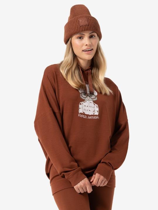 Produktbild Super Natural W Snow Cat Hoodie (XS)