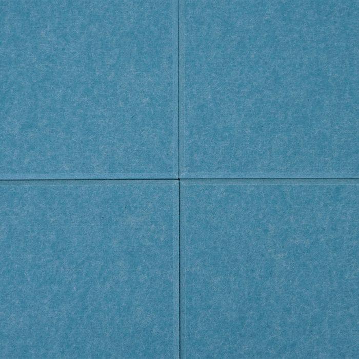 Immagine prodotto Mendler Set di 4 pannelli acustici da parete HWC-L52, fonoassorbenti da 1 metro quadro 50x50cm, blu
