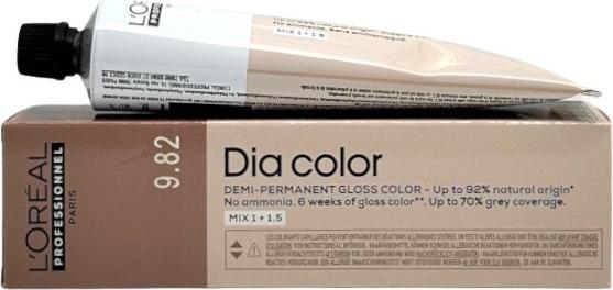 Image du produit L'Oréal Paris Loreal DIA Color 9,82 Blond très clair Moka Irisé 60 ml (9.82, Blond moka très clair irisé)