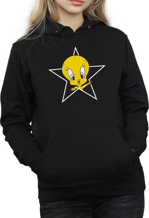 Actual product image Looney Tunes Womens/Ladies Tweety Pie Star Hoodie (M)