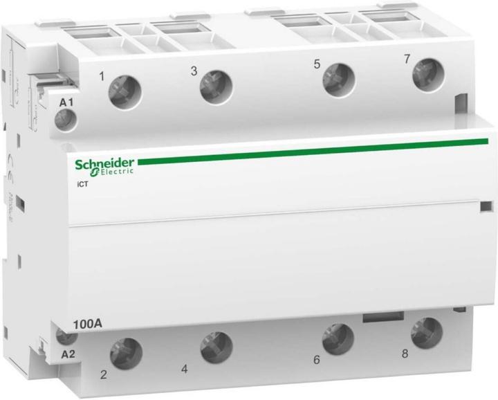 Schneider Electric Acti9 iCT Contactor 100A 4NO 220/240Vac