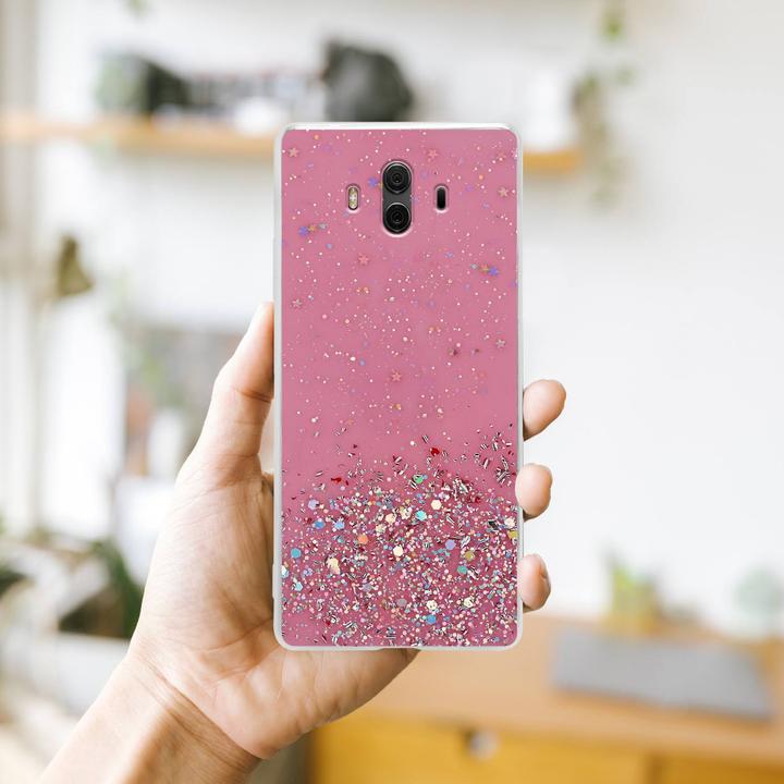 Actual product image Cadorabo TPU cover sparkling glitter (Huawei Nova 2i)