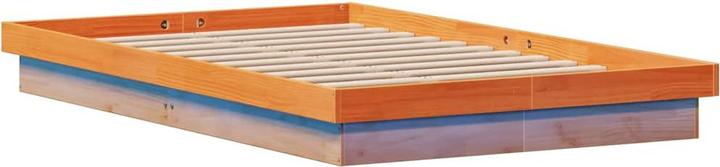 Produktbild VidaXL Bett mit LED-Beleuchtung Kiefer (140 x 190 cm)