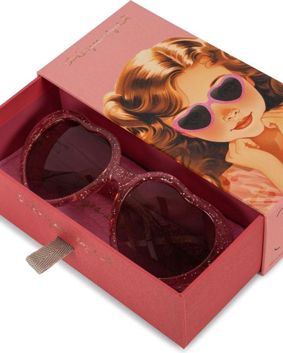 Produktbild Konges Slojd Junior Sonnenbrille Heart Cherry Glitter