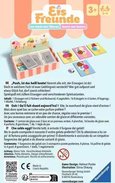 Immagine prodotto Ravensburger 23048 - Gli amici del gelato, dolce gioco di memoria e di raccolta per bambini dai 3 anni in su (Tedesco, Francese, Italiano)