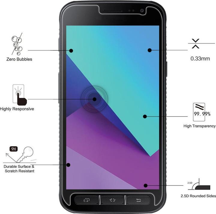 Image du produit Eiger Mountain Glass Clear (1 pièce(s), Samsung Galaxy Xcover 4s)