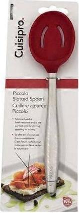 Actual product image Cuisipro Piccolo Tools Mini Spoon slotted, red