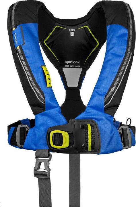Immagine prodotto Spinlock Giubbotto di salvataggio automatico "Deckvest 6D" con imbracatura (Taglia unica, 50-60 kg)