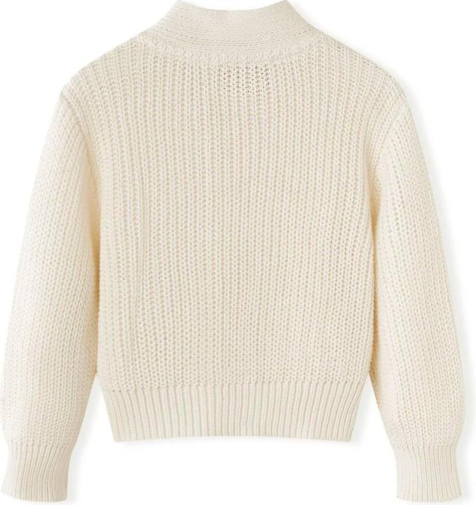 Immagine prodotto VidaXL Cardigan da bambino bianco neve 116,Materiale: 100 (116)