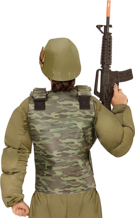 Actual product image Widmann Schusssichere Weste Camouflage für Kinder 6-10 Jahre (One size)