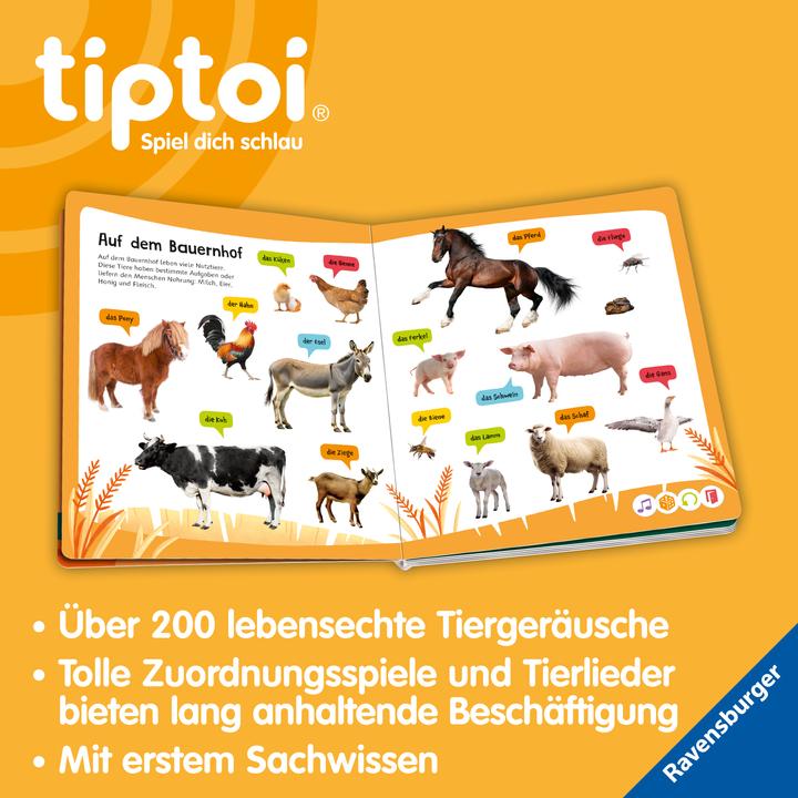 Image du produit Ravensburger tiptoi Kennst du diese Tiergeräusche? (Allemand, 2025)