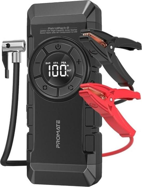 ProMate Démarreur de voiture haute performance PatrolPack-2 (2000 A, 12000 mAh)