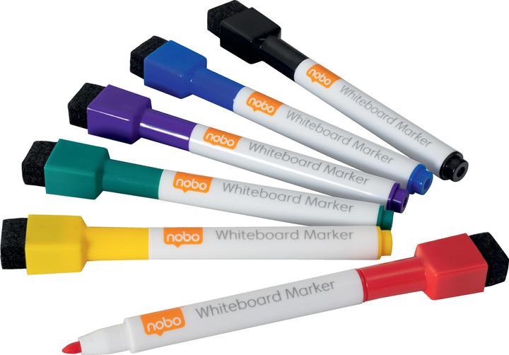 Produktbild Nobo Whiteboard Marker Quartett Farbe (Assortiert, 3 mm, 6 x)