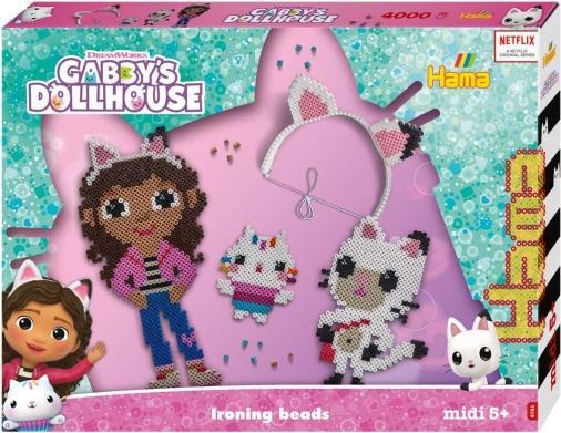 Productafbeelding Hama Strijkkralen midi "Gabby's Dollhouse", geschenkverpakking Diameter van strijkkraal midi: 5,0 mm