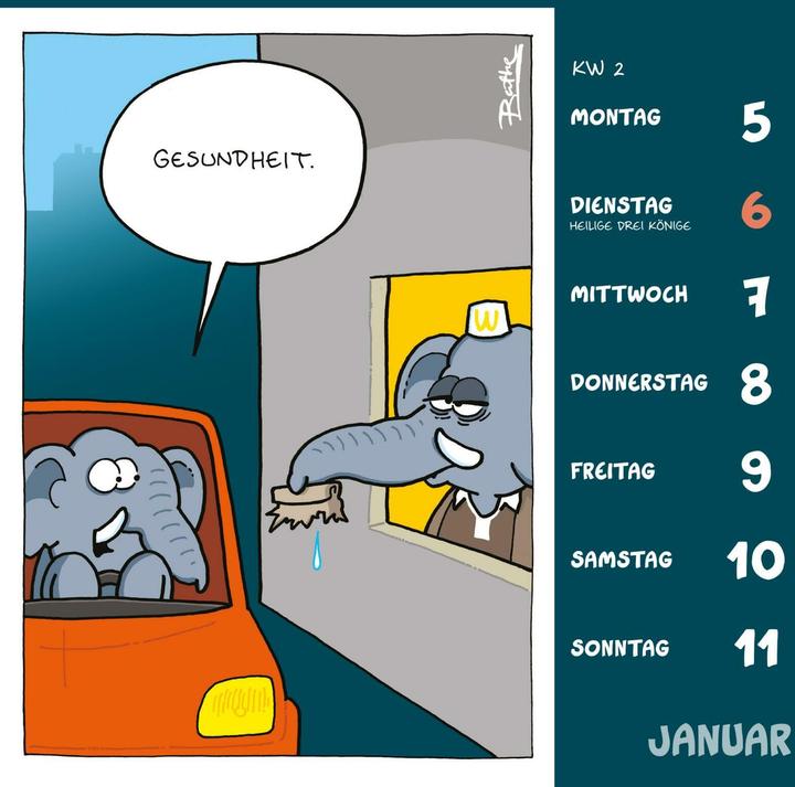 Image du produit Shit happens! Postkartenkalender 2026 (Allemand)