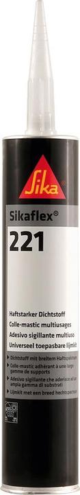 Productafbeelding Sika Afdichtingsmiddel Sikaflex 221, 300 ml, staalgrijs (0.45 kg, Staalgrijs, 300 ml)