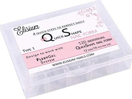Immagine prodotto Elisium Formine per unghie Quick Shape Tipo 1 per l'allungamento delle unghie 120 pz.