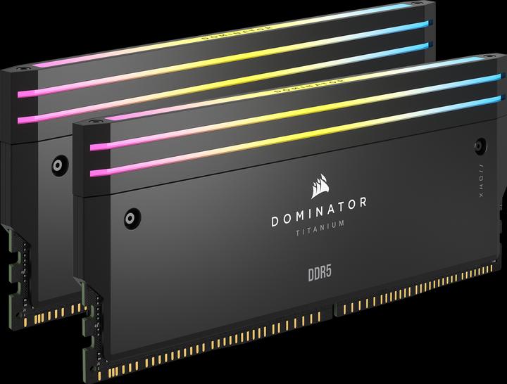 Produktbild Corsair DOMINATOR Titanium Light Enhancement Kit, 2-up config, Functional LEDs, Black Heatsink, no DRAM ICs (Mehrfarbig)