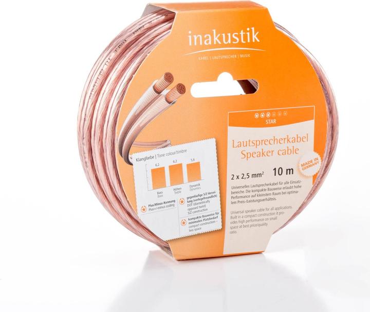 Actual product image Inakustik Star (10 m, 2.50 mm²)