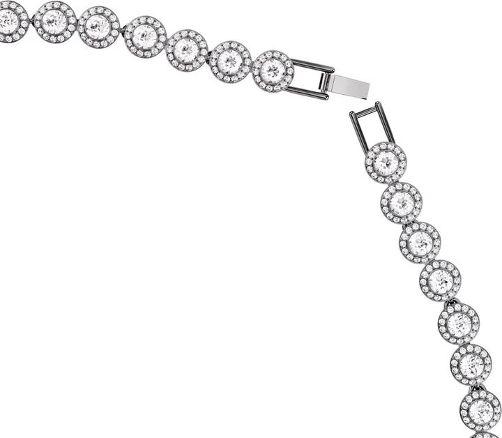 Actual product image Swarovski Una Necklace Round Cut Long White (Swarovski Metal)