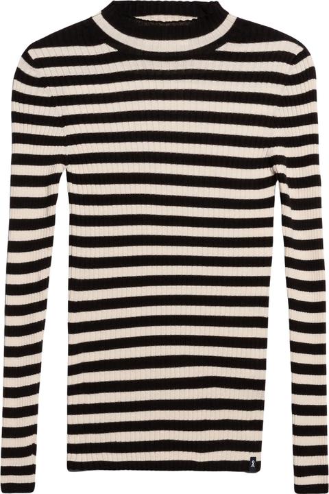Image du produit Armedangels Alaania Pullover Stand-Up Collar Black/Oatmilk (L)