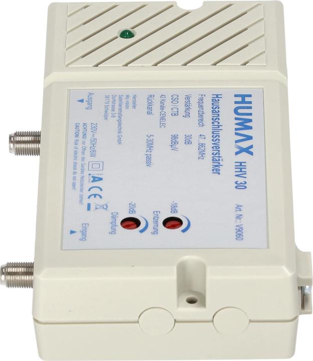 Produktbild Humax Mehrbereichsverstärker HHV 30 HAUSVEÄRKER 20/30DB (Verstärker)