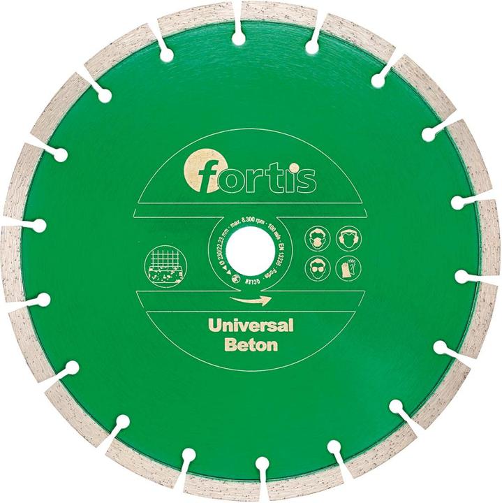 Produktbild Magni Diamant-Trennscheibe Universal Beton Ø 115 mm gesintert 10 mm Bohrung 22,2 mm FORTIS