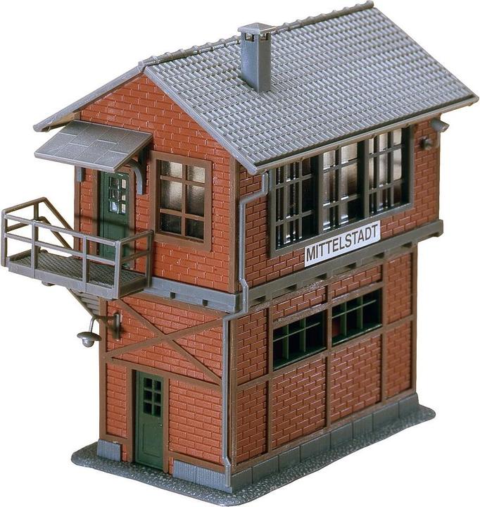 Image du produit Faller Maison à colombage et escalier extérieur ainsi que quelques éléments d’installations typiques au pre